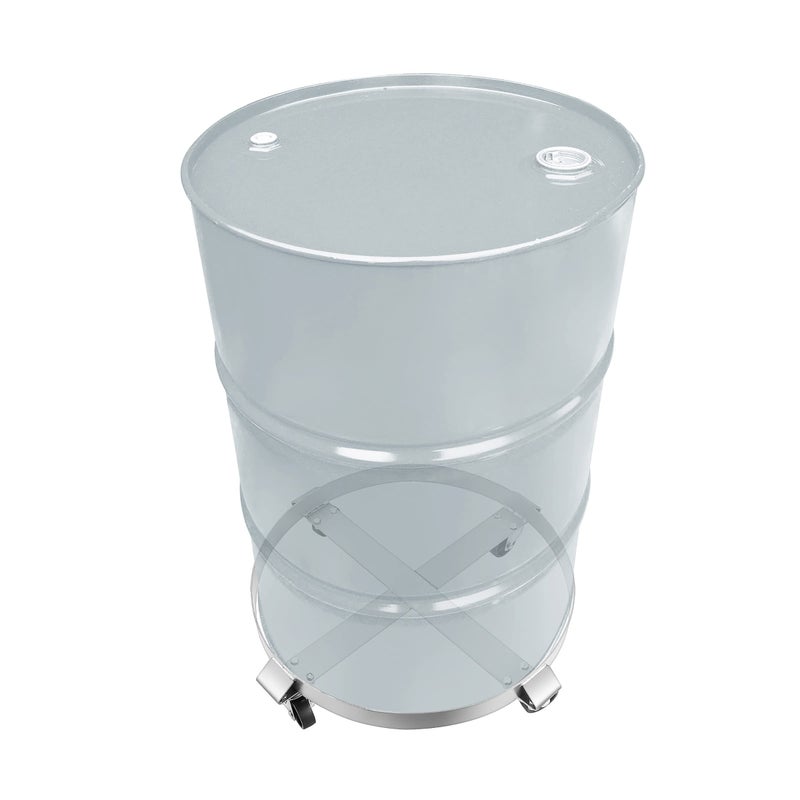 PENTAGON 55-Gallon Drum Dolly - Heavy-Duty Steel Dolly with Cross Braces and 4 Caster Wheels â€“ 1,000-Pound Capacity by Pentagon Tools - Image 3
